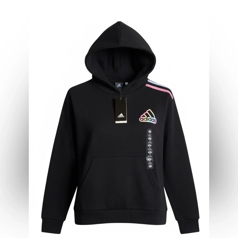 NWT- Girls Adidas Fleece Hoodie- Size M